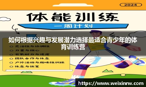 如何根据兴趣与发展潜力选择最适合青少年的体育训练营